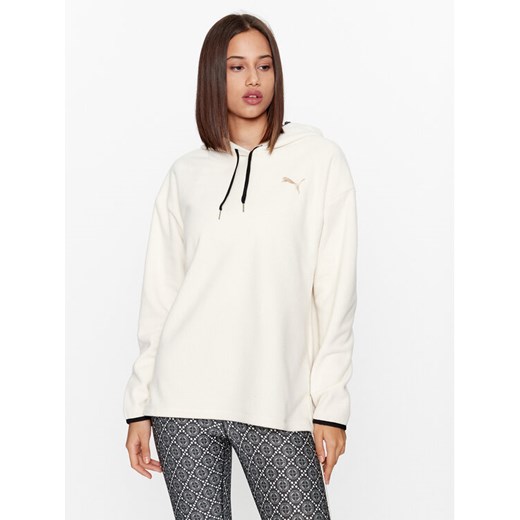 Puma Polar Logo Love 523913 Écru Regular Fit ze sklepu MODIVO w kategorii Bluzy damskie - zdjęcie 182654894