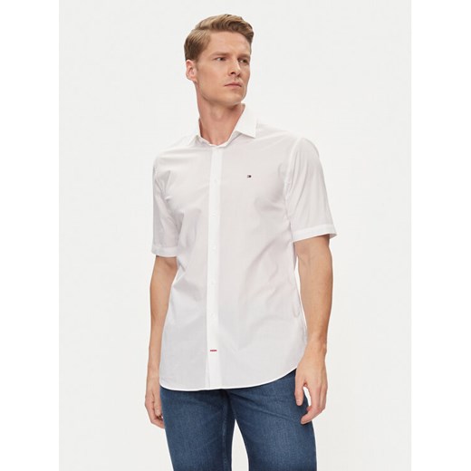 Tommy Hilfiger Koszula Core MW0MW34626 Biały Regular Fit ze sklepu MODIVO w kategorii Koszule męskie - zdjęcie 182654972