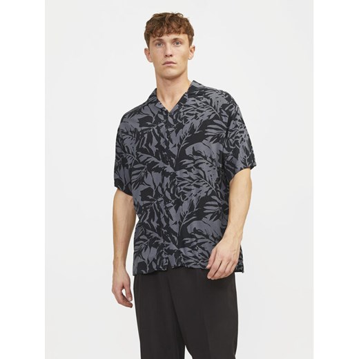 Jack&Jones Koszula Monochrome Resort 12249210 Szary Relaxed Fit ze sklepu MODIVO w kategorii Koszule męskie - zdjęcie 182654991