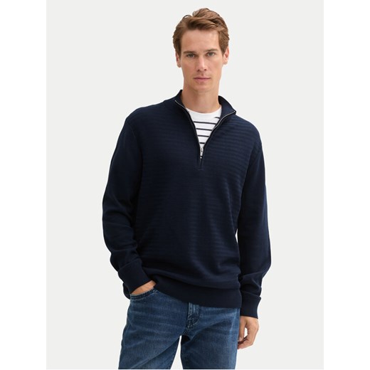 Tom Tailor Sweter 1044475 Granatowy Regular Fit ze sklepu MODIVO w kategorii Swetry męskie - zdjęcie 182654993
