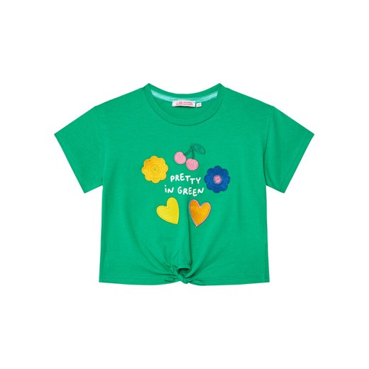 Original Marines T-Shirt DFP3184CF Zielony Regular Fit ze sklepu MODIVO w kategorii Bluzki dziewczęce - zdjęcie 182655000