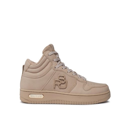 Replay Sneakersy GWZ2U .000.C0036S Beżowy ze sklepu MODIVO w kategorii Trampki damskie - zdjęcie 182655134