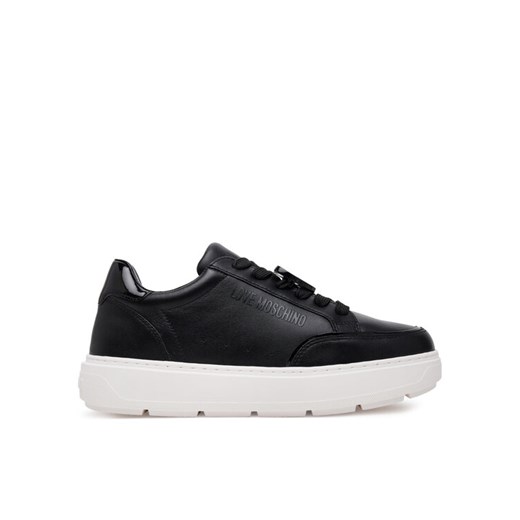 LOVE MOSCHINO Sneakersy JA15214G1MIA400A Czarny ze sklepu MODIVO w kategorii Buty sportowe damskie - zdjęcie 182655240