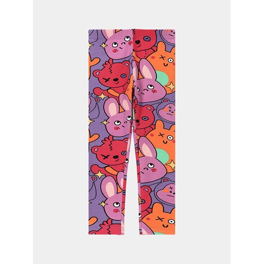 Coccodrillo Legginsy WC4122105VGA Kolorowy Slim Fit ze sklepu MODIVO w kategorii Spodnie dziewczęce - zdjęcie 182655260