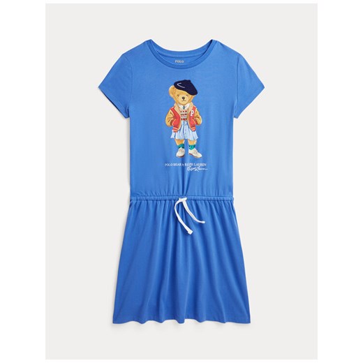 Polo Ralph Lauren Sukienka codzienna 313934978001 Niebieski Regular Fit ze sklepu MODIVO w kategorii Sukienki dziewczęce - zdjęcie 182655264