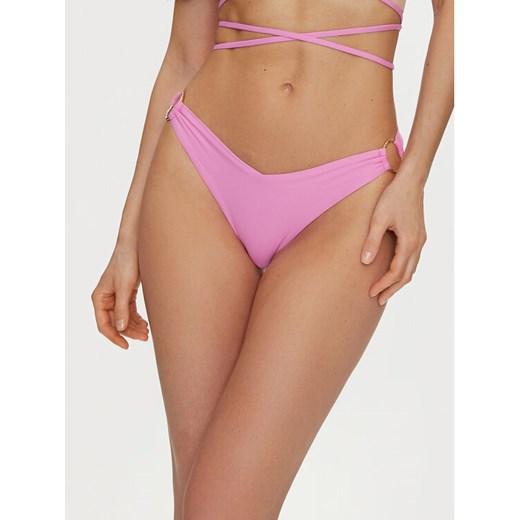 Guess Dół od bikini E4GO34 MC04R Różowy ze sklepu MODIVO w kategorii Stroje kąpielowe - zdjęcie 182655290