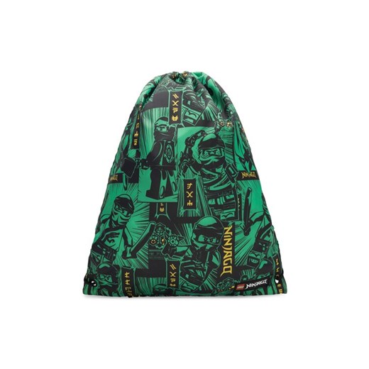 LEGO Worek DRAWSTRING BAG 10034-2301 Zielony ze sklepu MODIVO w kategorii Plecaki dla dzieci - zdjęcie 182655304
