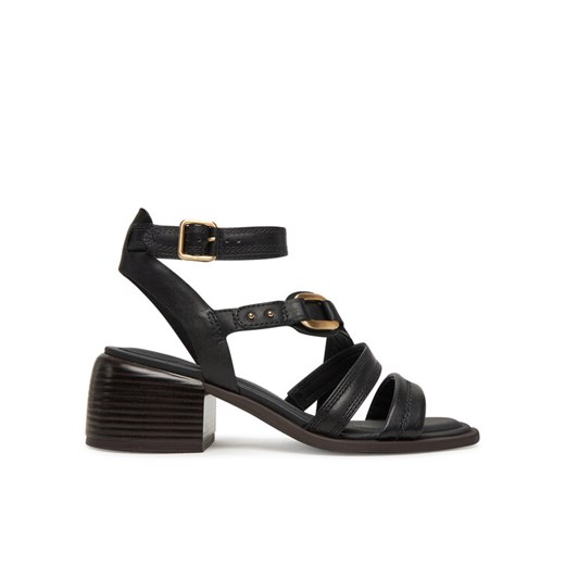 Clarks Sandały Morwyn Strap 26181243 Czarny ze sklepu MODIVO w kategorii Sandały damskie - zdjęcie 182655354