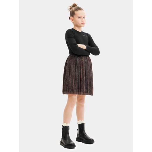 Desigual Sukienka codzienna 23WGVK14 Czarny Regular Fit ze sklepu MODIVO w kategorii Sukienki dziewczęce - zdjęcie 182655413