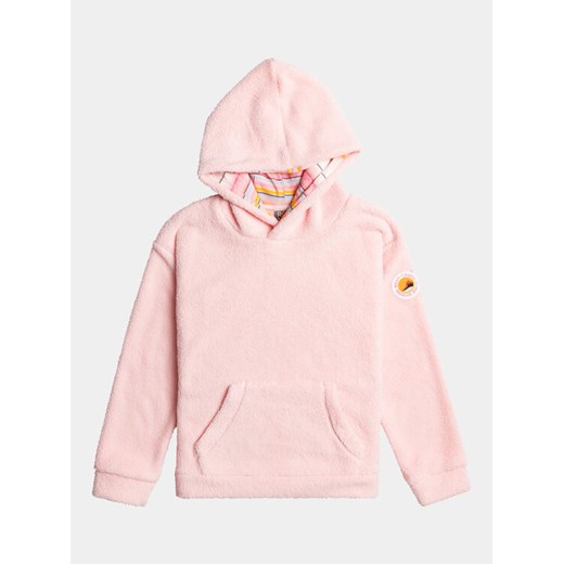Roxy Polar Someone New Plfl ERGPF03055 Różowy Regular Fit ze sklepu MODIVO w kategorii Bluzy dziewczęce - zdjęcie 182655520