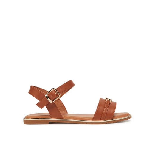 Tommy Hilfiger Sandały T3A2-33778-0326 S Brązowy ze sklepu MODIVO w kategorii Sandały dziecięce - zdjęcie 182655573