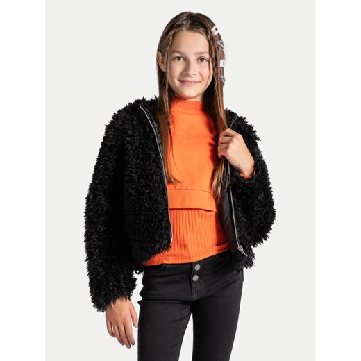 Coccodrillo Futro ZC4153101RGJ Czarny Regular Fit ze sklepu MODIVO w kategorii Kurtki dziewczęce - zdjęcie 182655602