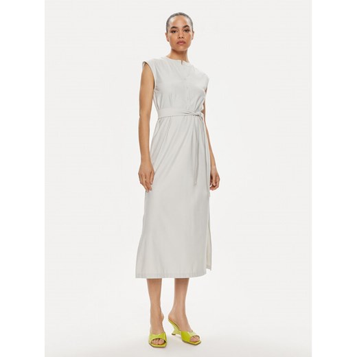 Max Mara Leisure Sukienka codzienna Megaton 2416621028 Szary Relaxed Fit ze sklepu MODIVO w kategorii Sukienki - zdjęcie 182655613