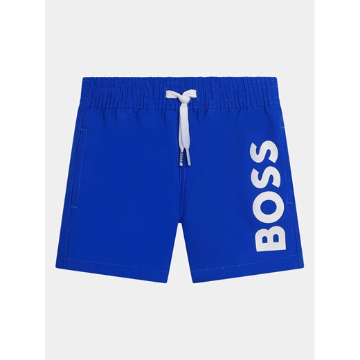 Boss Szorty sportowe J50580 M Niebieski Regular Fit ze sklepu MODIVO w kategorii Spodenki niemowlęce - zdjęcie 182655640
