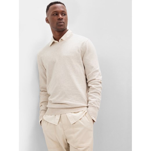 Gap Sweter 724306-02 Écru Regular Fit ze sklepu MODIVO w kategorii Swetry męskie - zdjęcie 182655651