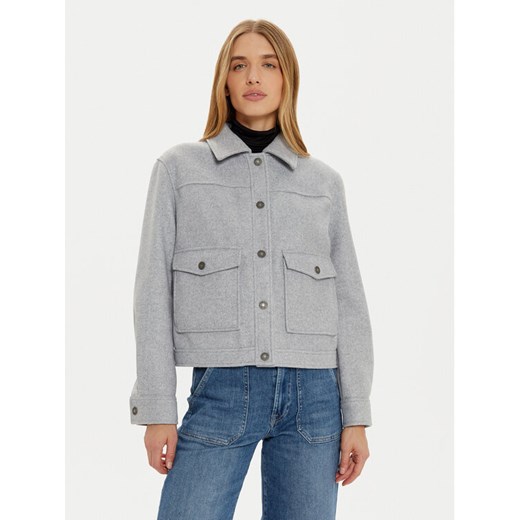 Guess Kurtka przejściowa W4BL27 WGIX2 Szary Regular Fit ze sklepu MODIVO w kategorii Kurtki damskie - zdjęcie 182655662