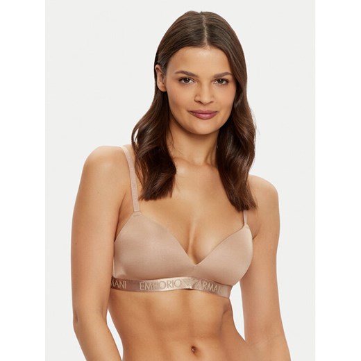 Emporio Armani Underwear Biustonosz braletka 164883 4F235 16355 Beżowy ze sklepu MODIVO w kategorii Biustonosze - zdjęcie 182655714