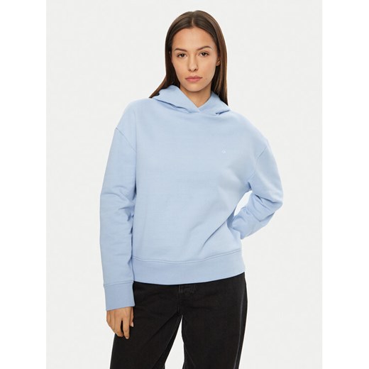 Calvin Klein Bluza K20K208126 Błękitny Regular Fit ze sklepu MODIVO w kategorii Bluzy damskie - zdjęcie 182655814