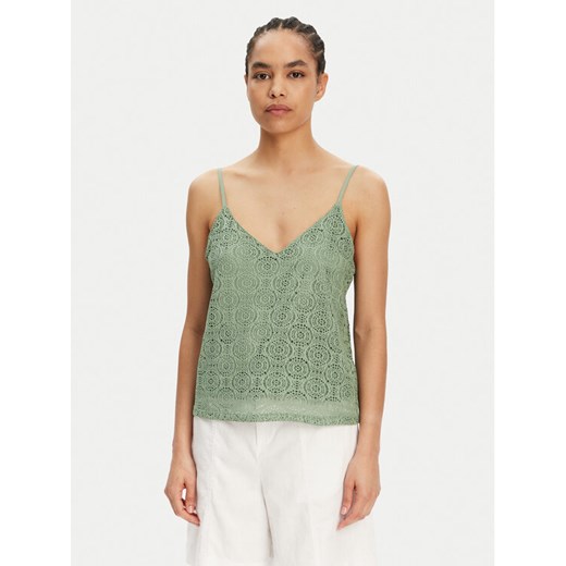 Vero Moda Top Maya 10325031 Zielony Regular Fit ze sklepu MODIVO w kategorii Bluzki damskie - zdjęcie 182655823