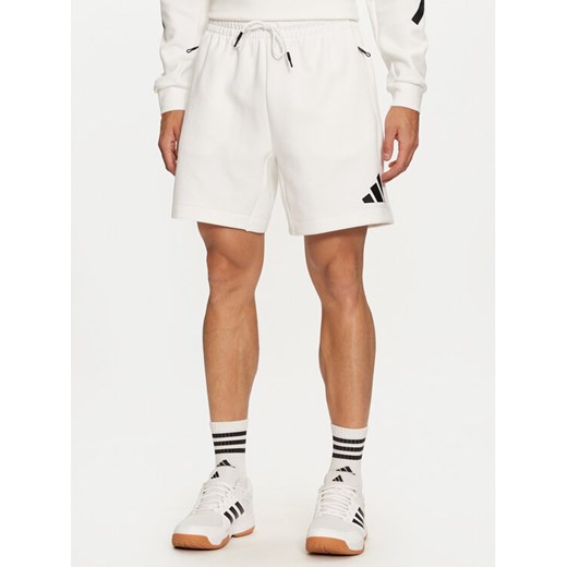 adidas Szorty sportowe Z.N.E. JJ4893 Biały Regular Fit ze sklepu MODIVO w kategorii Spodenki męskie - zdjęcie 182655824