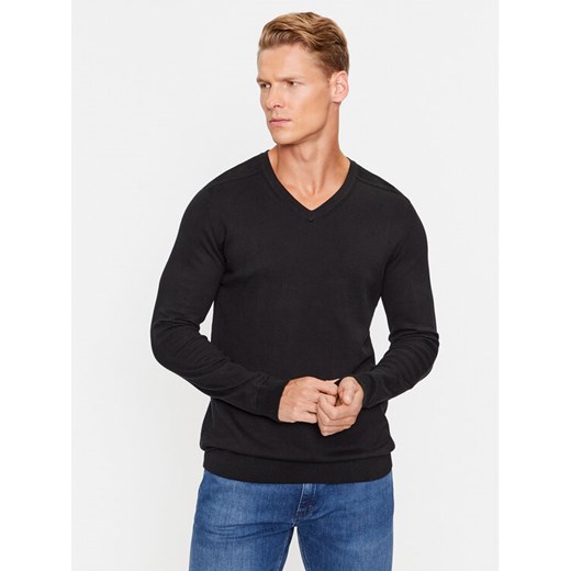 Selected Homme Sweter 16090147 Czarny Regular Fit ze sklepu MODIVO w kategorii Swetry męskie - zdjęcie 182655830