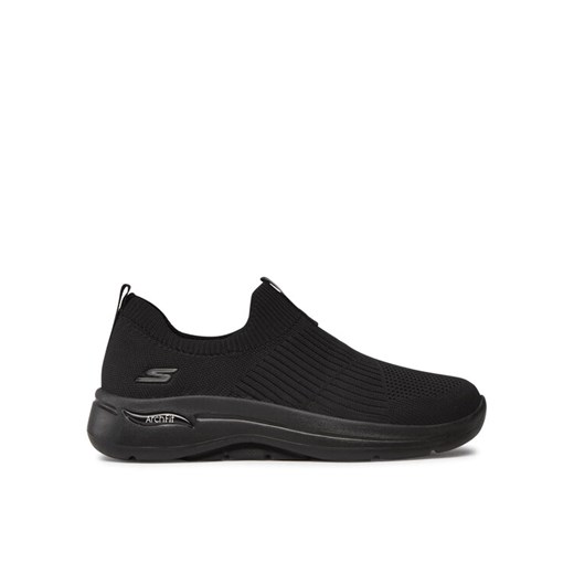 Skechers Sneakersy Go Walk Arch Fit Iconic 124409/BBK Czarny ze sklepu MODIVO w kategorii Buty sportowe damskie - zdjęcie 182655860