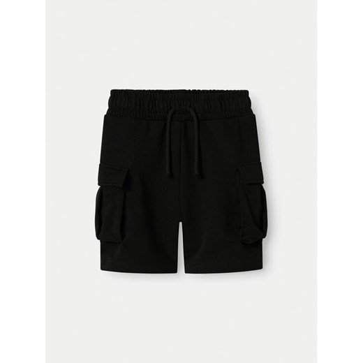 NAME IT Szorty sportowe Mollie 13240449 Czarny Regular Fit ze sklepu MODIVO w kategorii Spodenki chłopięce - zdjęcie 182655910