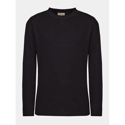 Outhorn Longsleeve OTHAW23TLONM183 Czarny Regular Fit ze sklepu MODIVO w kategorii T-shirty męskie - zdjęcie 182655911