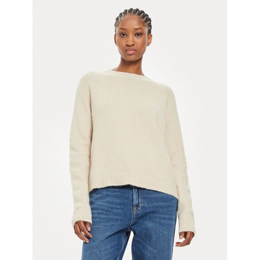 Boss Sweter Febisan 50478315 Écru Regular Fit ze sklepu MODIVO w kategorii Swetry damskie - zdjęcie 182656010