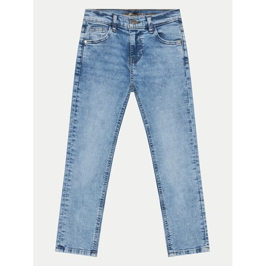 Guess Jeansy L3YA00 D52Z0 Niebieski Slim Fit ze sklepu MODIVO w kategorii Spodnie dziewczęce - zdjęcie 182656013