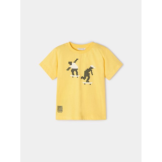 Mayoral T-Shirt 3013 Żółty Regular Fit ze sklepu MODIVO w kategorii T-shirty chłopięce - zdjęcie 182656033