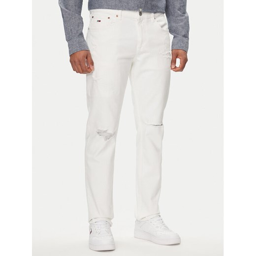 Tommy Jeans Jeansy Ryan DM0DM18761 Biały Straight Fit ze sklepu MODIVO w kategorii Jeansy męskie - zdjęcie 182656130