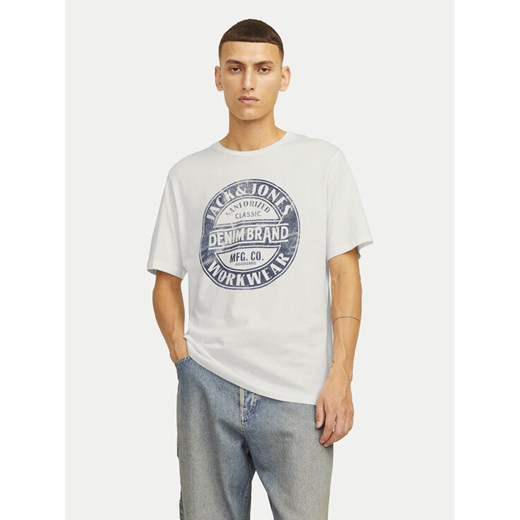 Jack&Jones T-Shirt Jeans 12256779 Granatowy Standard Fit ze sklepu MODIVO w kategorii T-shirty męskie - zdjęcie 182656141