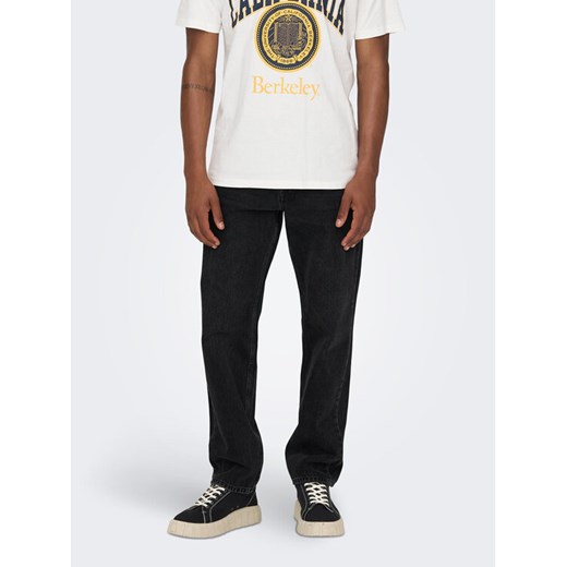 Only & Sons Jeansy 22026985 Czarny Loose Fit ze sklepu MODIVO w kategorii Jeansy męskie - zdjęcie 182656233