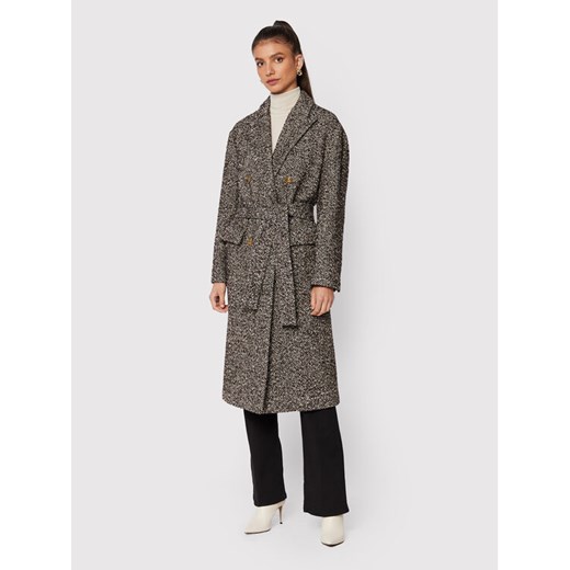 Pinko Płaszcz przejściowy Camille 1G18CN A03H Brązowy Regular Fit ze sklepu MODIVO w kategorii Płaszcze damskie - zdjęcie 182656242