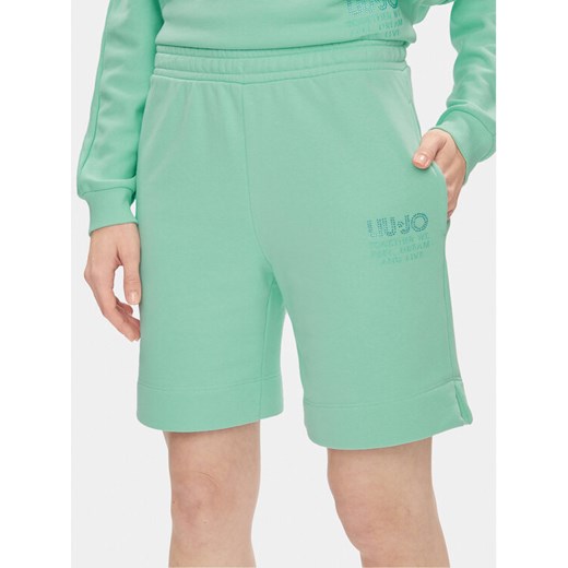 Liu Jo Szorty sportowe MA4386 F0873 Zielony Regular Fit ze sklepu MODIVO w kategorii Szorty - zdjęcie 182656333