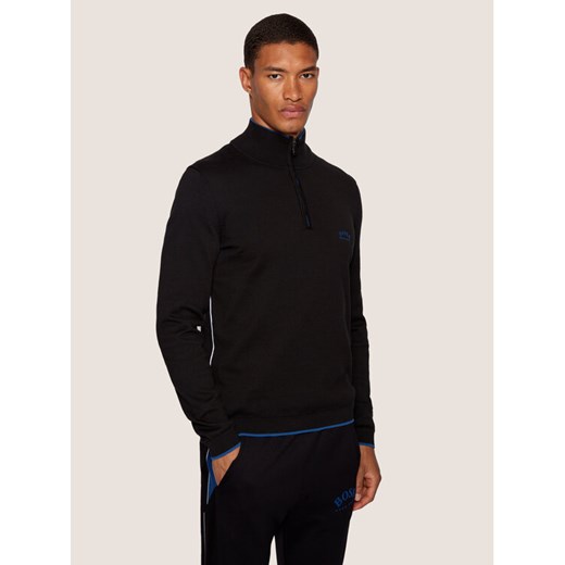 Boss Sweter Ziston W20 50440329 Czarny Regular Fit ze sklepu MODIVO w kategorii Swetry męskie - zdjęcie 182656342