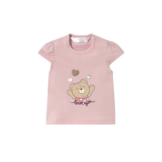 Mayoral T-Shirt 1070 Różowy Regular Fit ze sklepu MODIVO w kategorii Kaftaniki i bluzki - zdjęcie 182656363