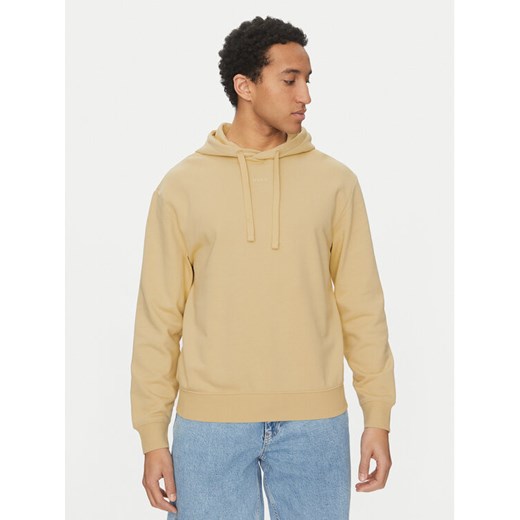HUGO Bluza Dapo 50486478 Beżowy Relaxed Fit ze sklepu MODIVO w kategorii Bluzy męskie - zdjęcie 182656400