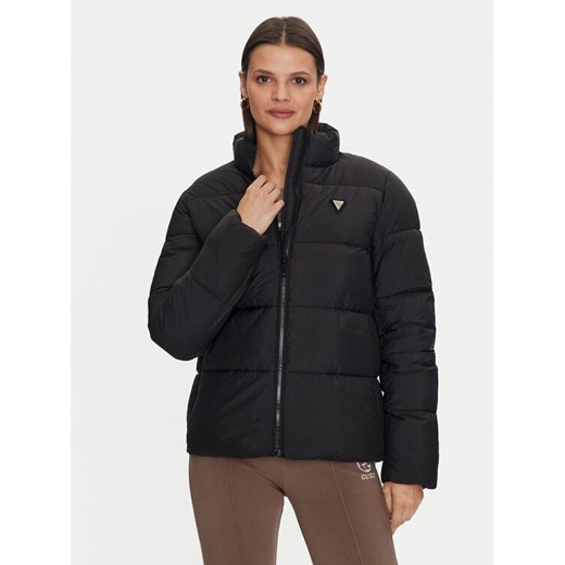 Guess Kurtka puchowa New Claudia V4YL03 WFUD0 Czarny Regular Fit ze sklepu MODIVO w kategorii Kurtki damskie - zdjęcie 182656491