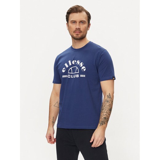 Ellesse T-Shirt Club SHV20259 Granatowy Regular Fit ze sklepu MODIVO w kategorii T-shirty męskie - zdjęcie 182656492