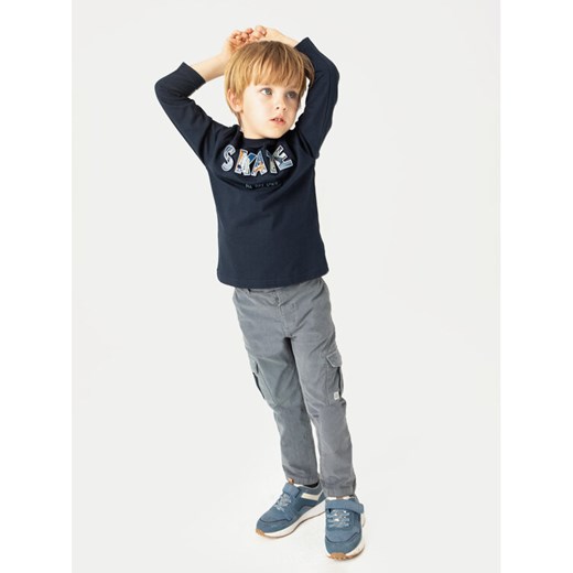 Mayoral Bluzka 4050 Granatowy Regular Fit ze sklepu MODIVO w kategorii T-shirty chłopięce - zdjęcie 182656524