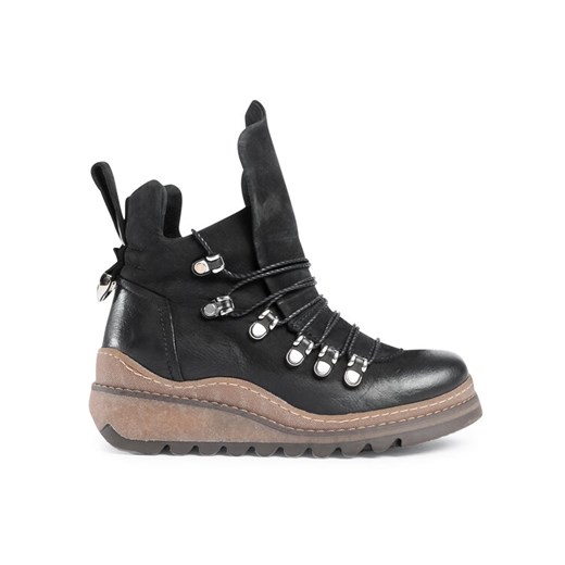 QUAZI Botki QZ-51-05-000975 Czarny ze sklepu MODIVO w kategorii Botki - zdjęcie 182656561