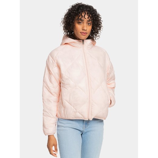 Roxy Kurtka przejściowa Wind Swept Hood Jckt ERJJK03571 Écru Regular Fit ze sklepu MODIVO w kategorii Kurtki damskie - zdjęcie 182656602