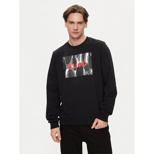 Hugo Bluza Duragol_U242 50513335 Czarny Regular Fit ze sklepu MODIVO w kategorii Bluzy męskie - zdjęcie 182656611