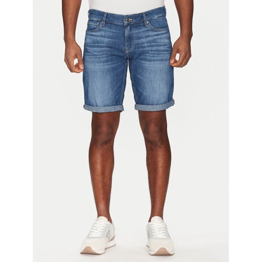 Guess Szorty jeansowe M5GD01 D5MZ2 Niebieski Regular Fit ze sklepu MODIVO w kategorii Spodenki męskie - zdjęcie 182656623