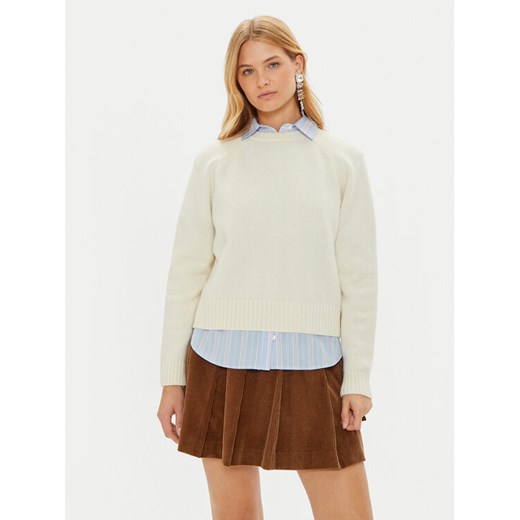 Weekend Max Mara Sweter Gabbia 2425366162 Écru Regular Fit ze sklepu MODIVO w kategorii Swetry damskie - zdjęcie 182656634
