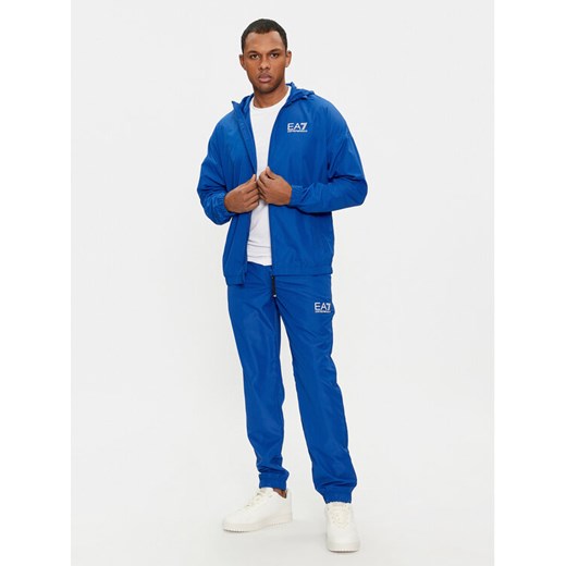 EA7 Emporio Armani Dres 8NPV08 PN4HZ 1582 Niebieski Regular Fit ze sklepu MODIVO w kategorii Dresy męskie - zdjęcie 182656651