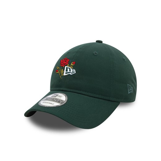 New Era Czapka z daszkiem Rose Icon 9TWENTY 60580797 Zielony New Era OS MODIVO