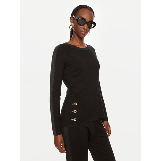 Liu Jo Sport Sweter TF4098 MS49I Czarny Regular Fit ze sklepu MODIVO w kategorii Swetry damskie - zdjęcie 182656730